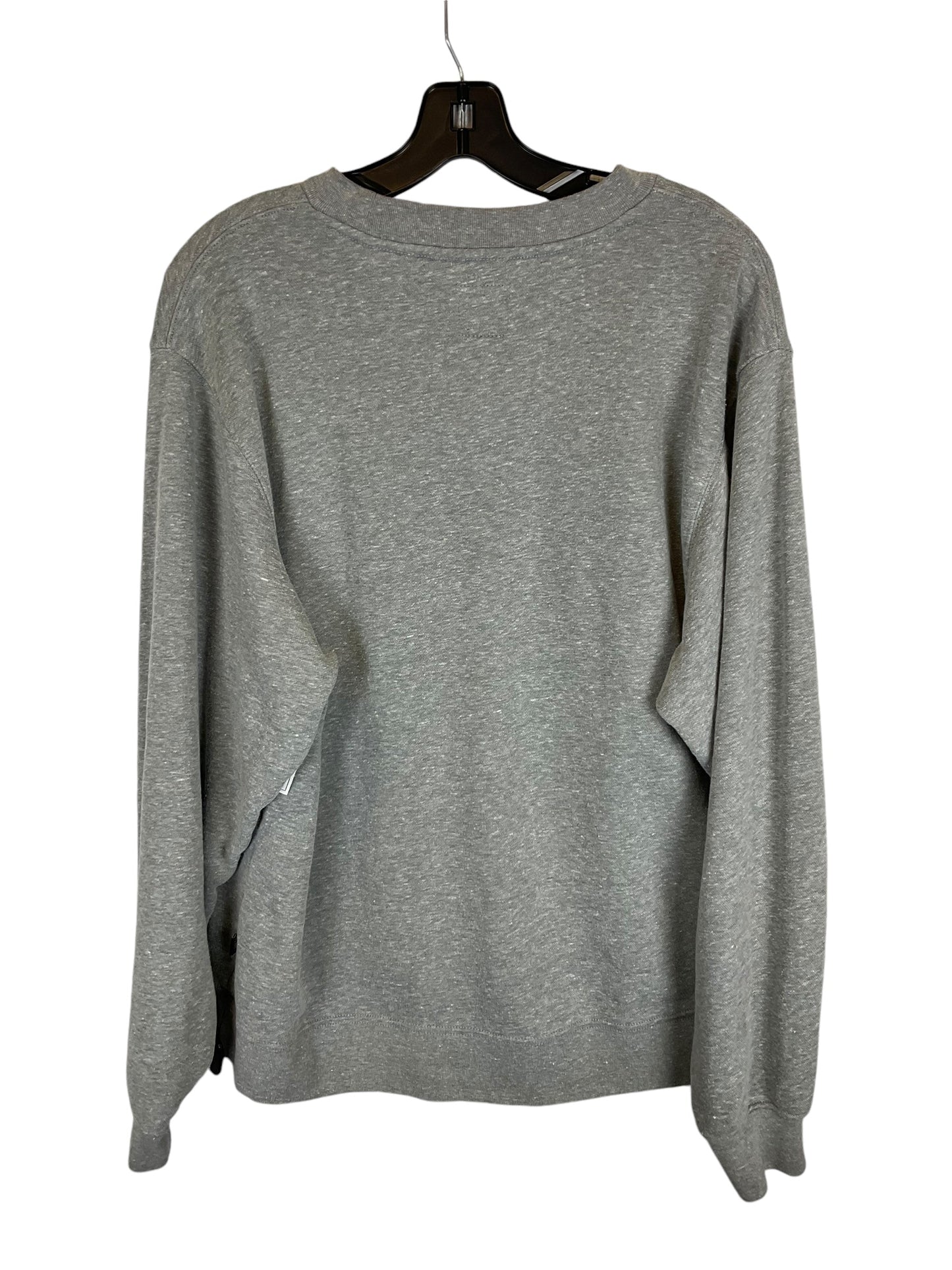 Sweatshirt Crewneck By Vans In Grey, Size: Xl