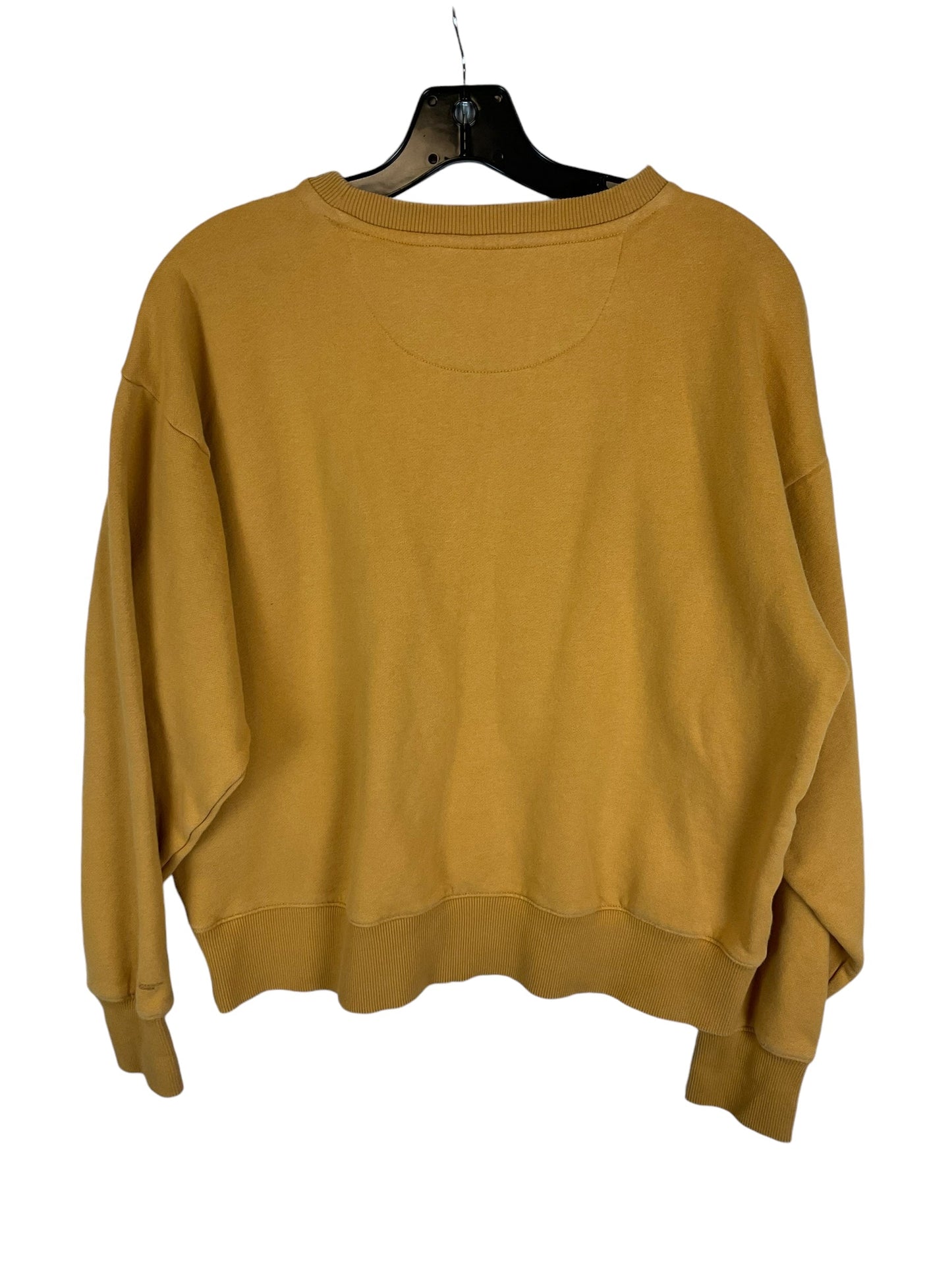 Sweatshirt Crewneck By Merrell In Yellow, Size: L