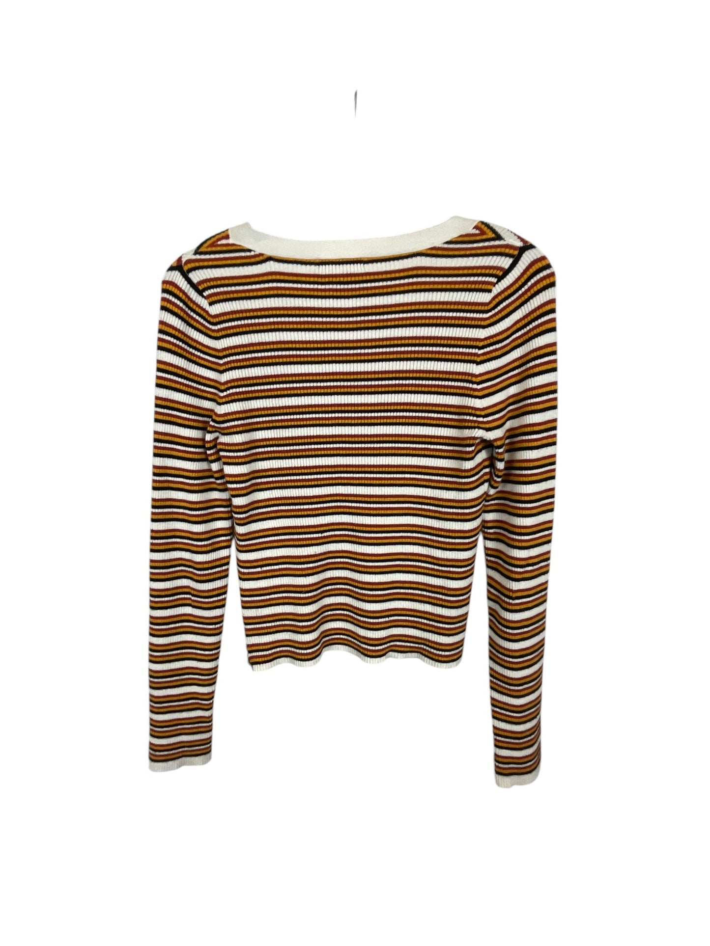 Cardigan By Ultra Flirt In Striped Pattern, Size: L