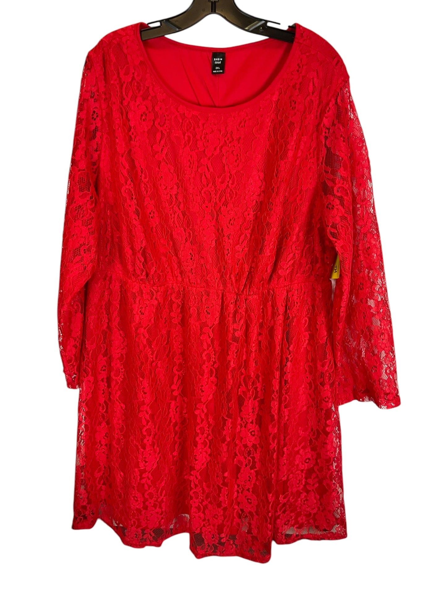 Dress Casual Short By Shein In Red, Size: 3x