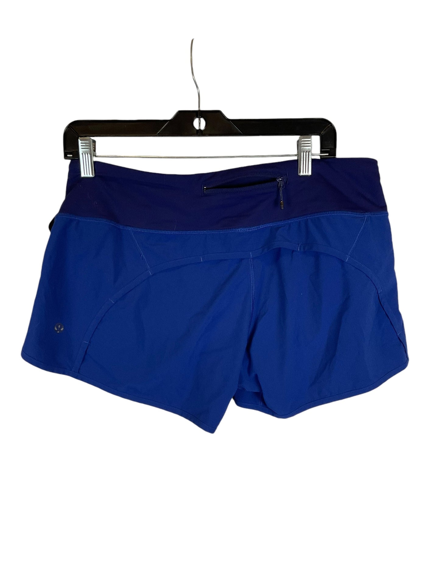 Athletic Shorts By Lululemon In Blue, Size: 8