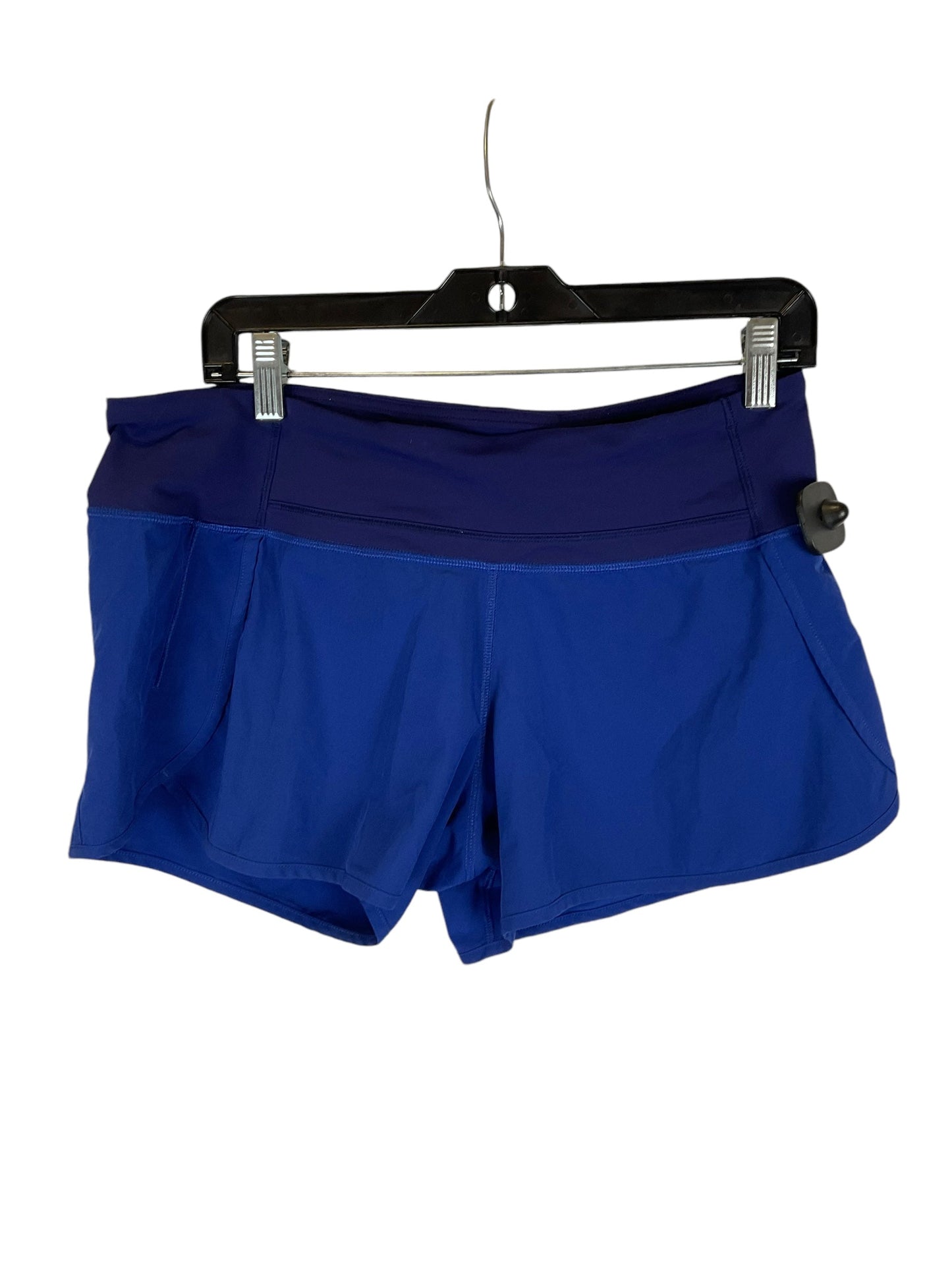 Athletic Shorts By Lululemon In Blue, Size: 8