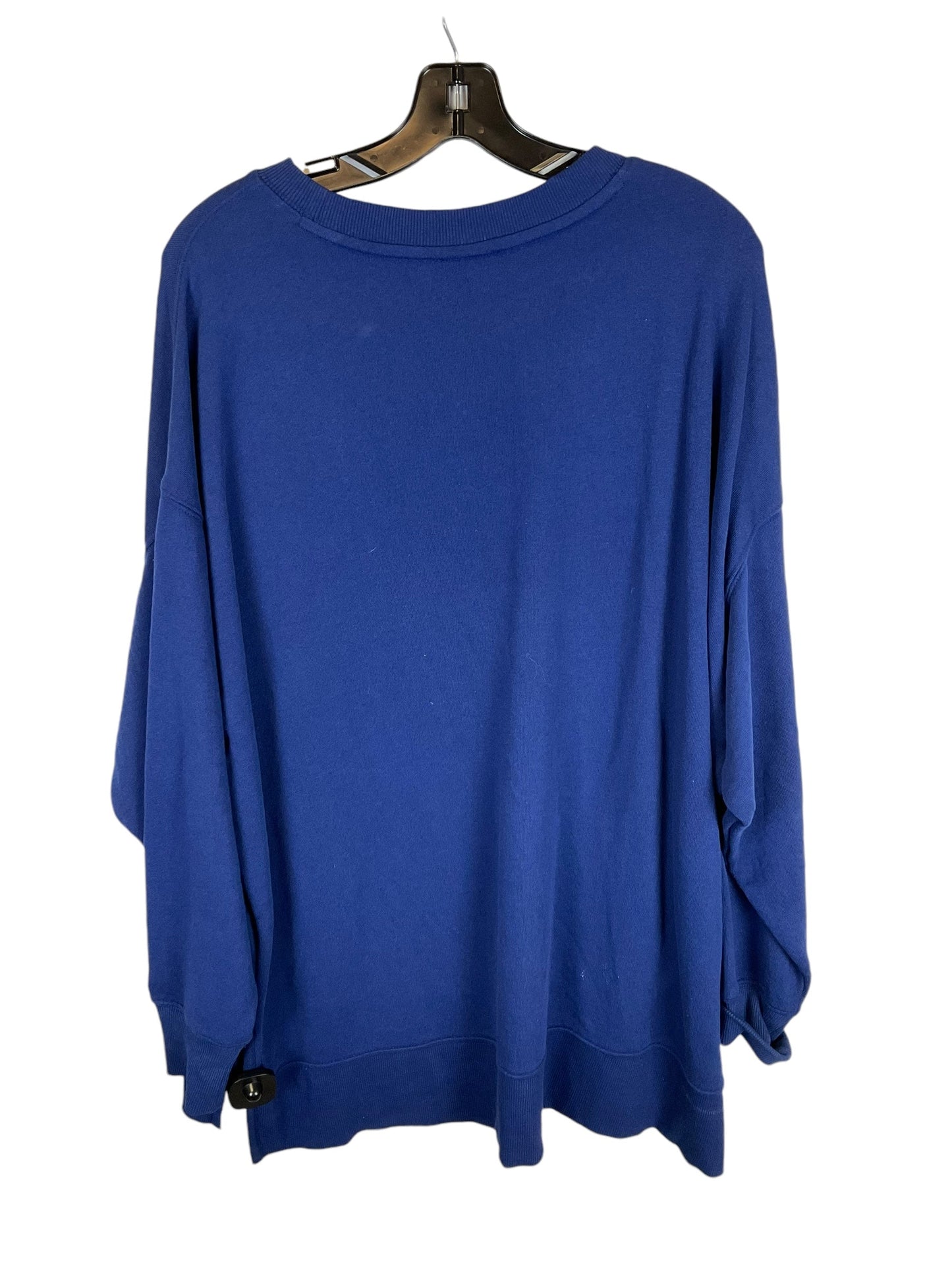 Sweatshirt Crewneck By Crown And Ivy In Blue, Size: L