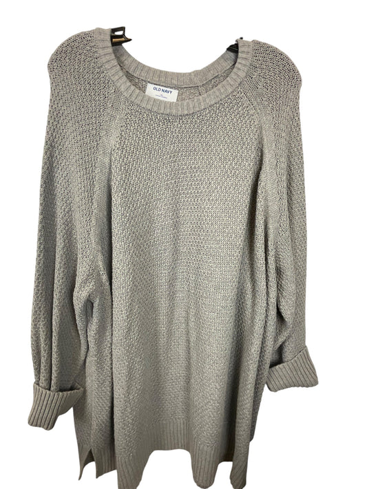 Sweater By Old Navy In Grey, Size: 2x