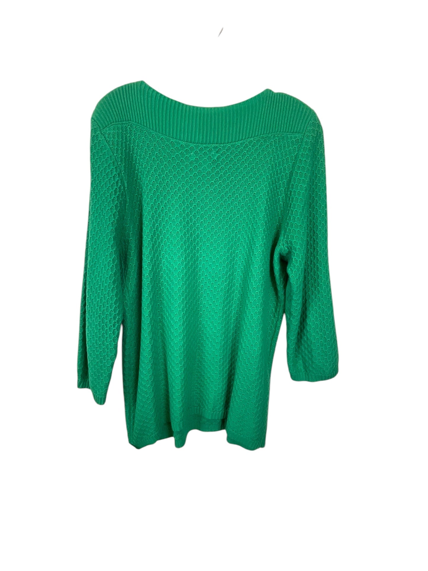 Sweater By Croft And Barrow In Green, Size: Xl