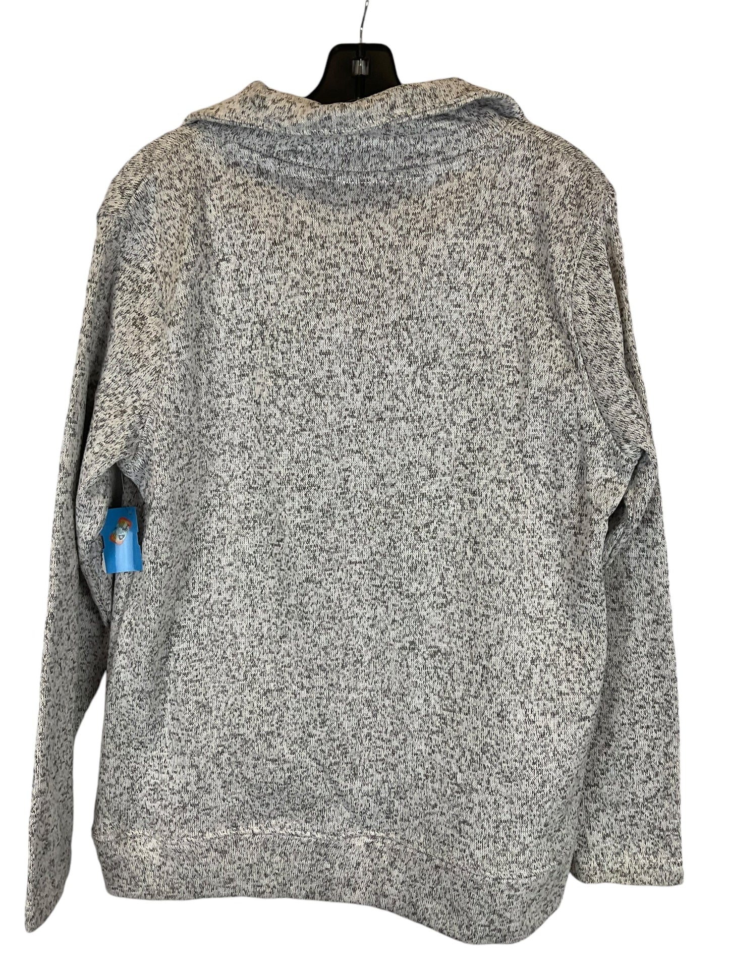 Sweatshirt Collar By Champion In Grey, Size: L