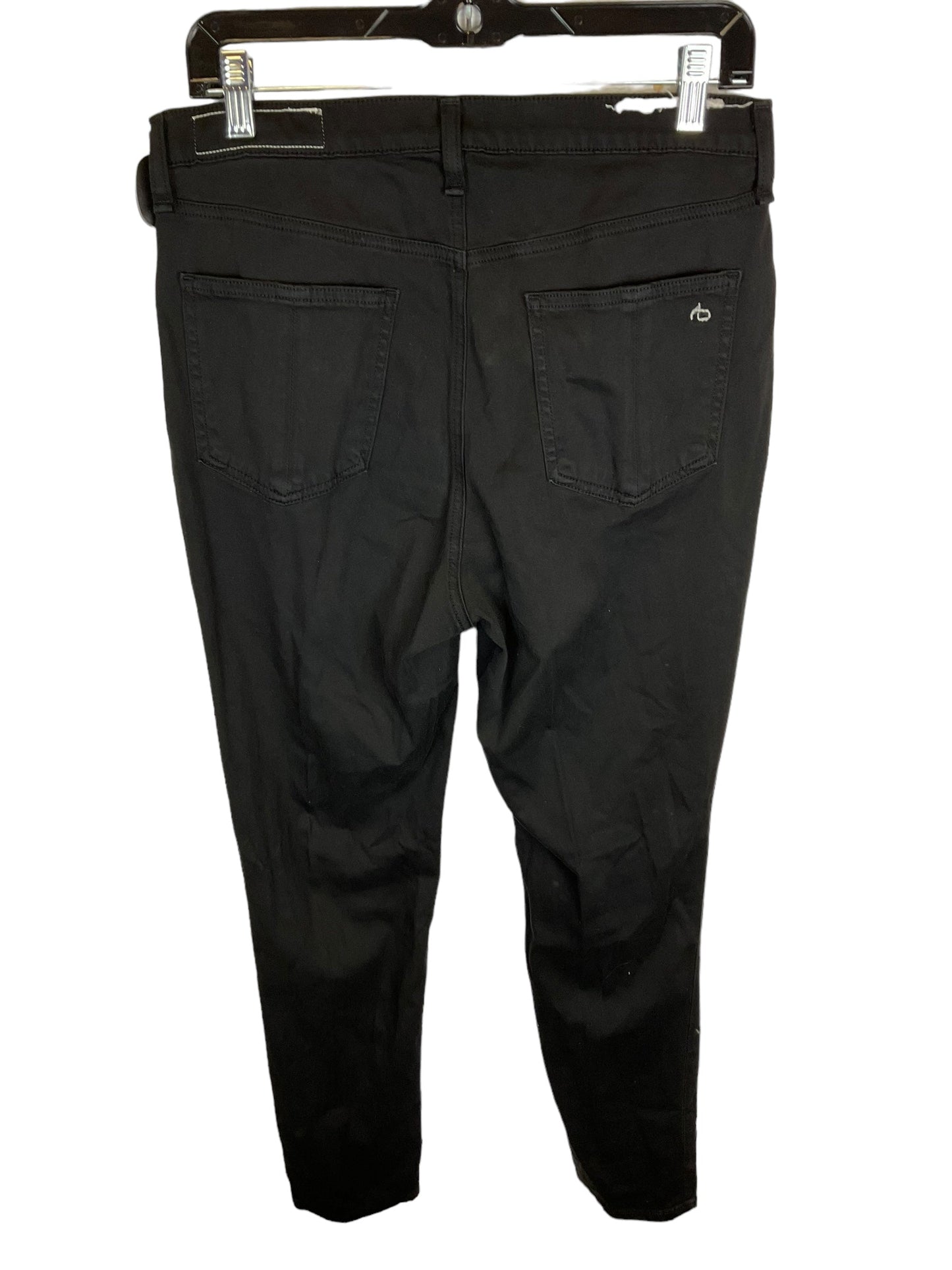 Black Denim Pants Cargo & Utility Rag & Bones Jeans, Size 12