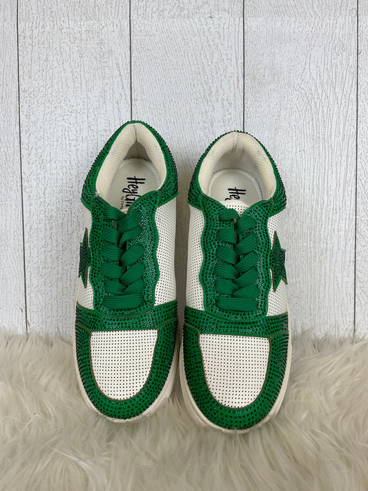 Shoes Sneakers By Corkys In Green, Size: 10