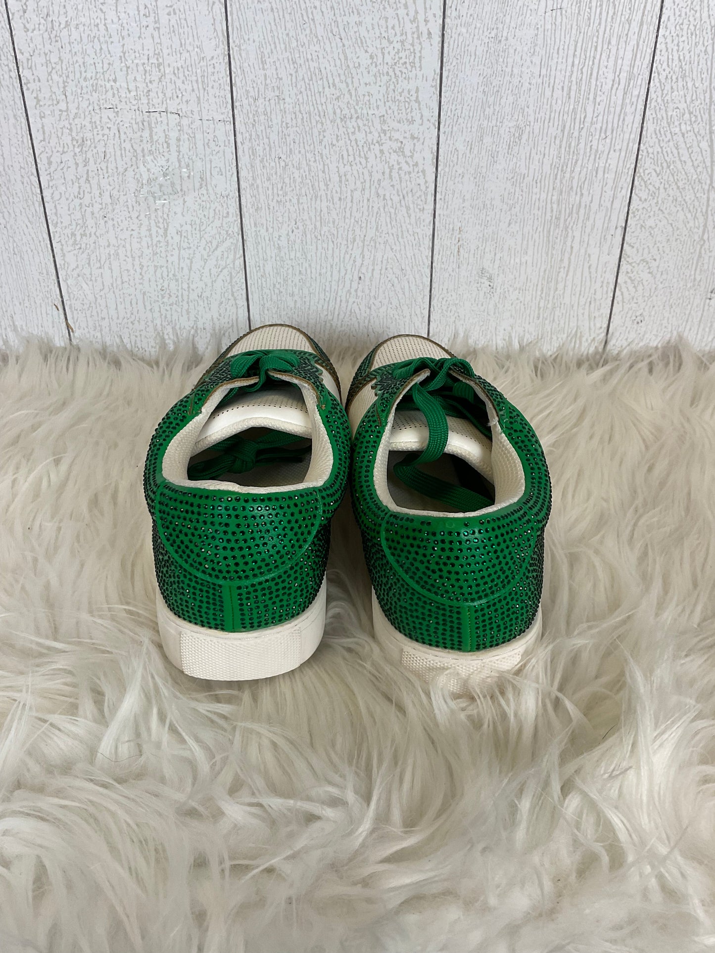 Shoes Sneakers By Corkys In Green, Size: 10