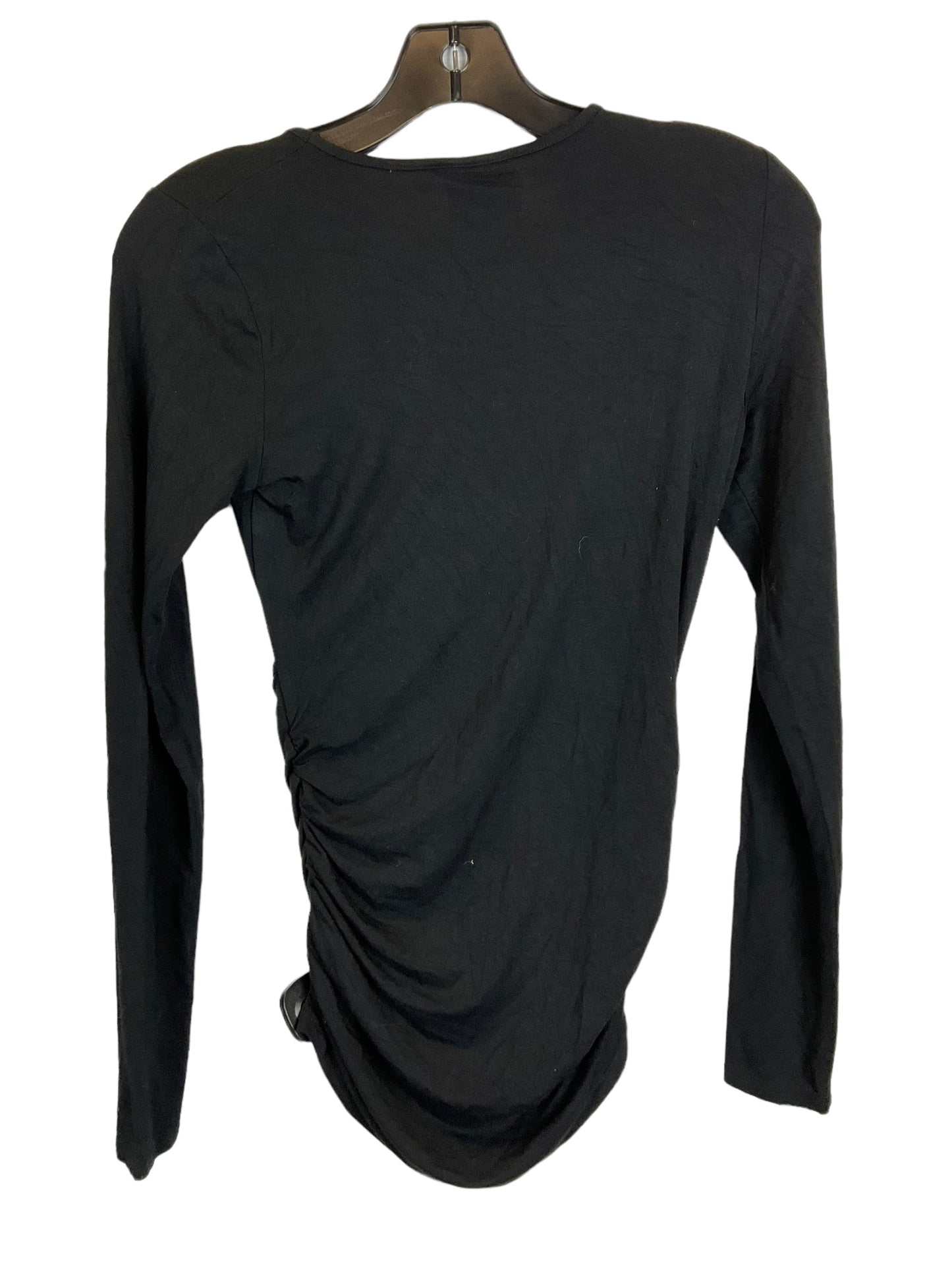 Black Top Long Sleeve Anthropologie, Size Xs