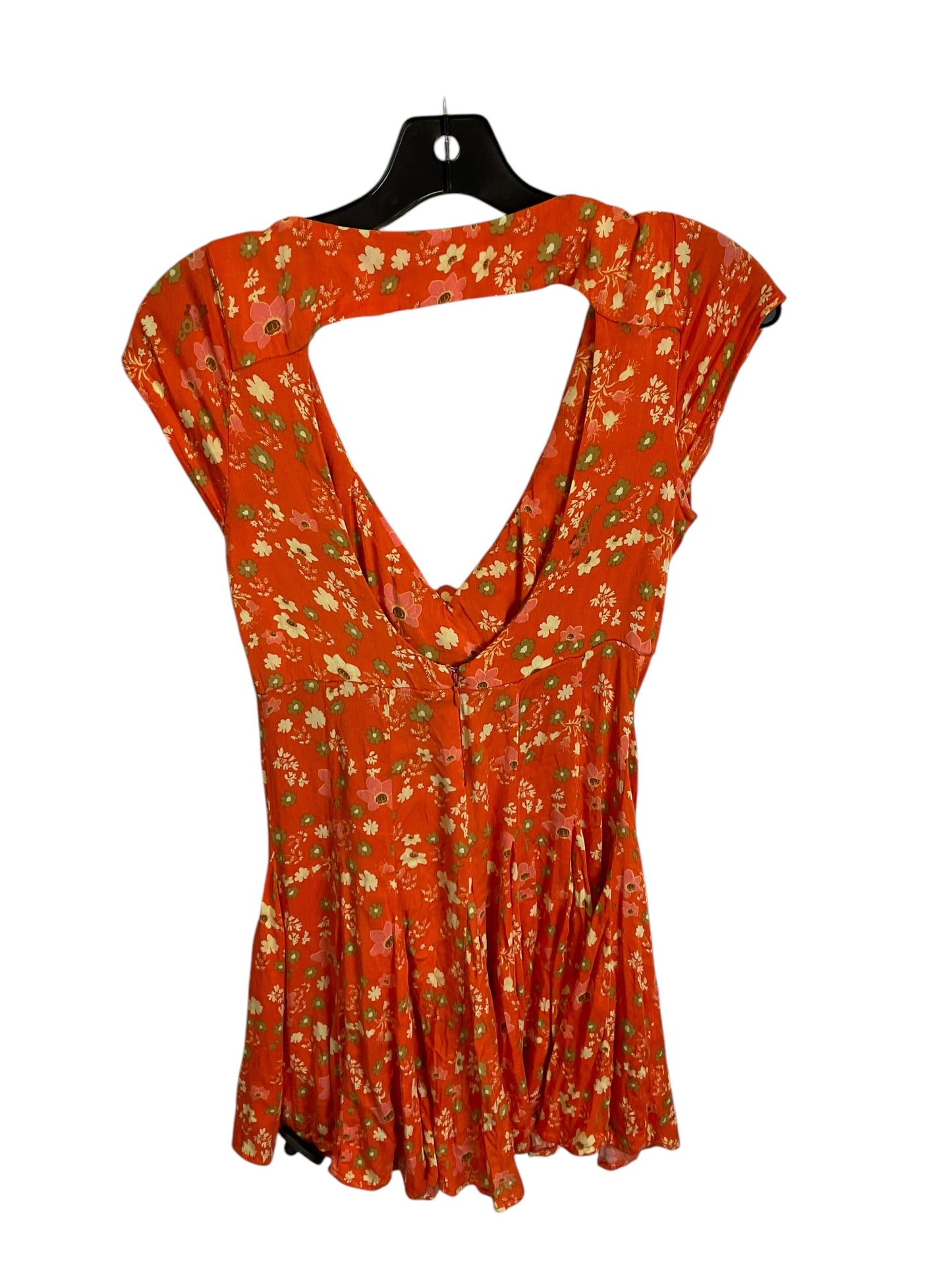 Dress Casual Short By Free People In Orange, Size: Xs