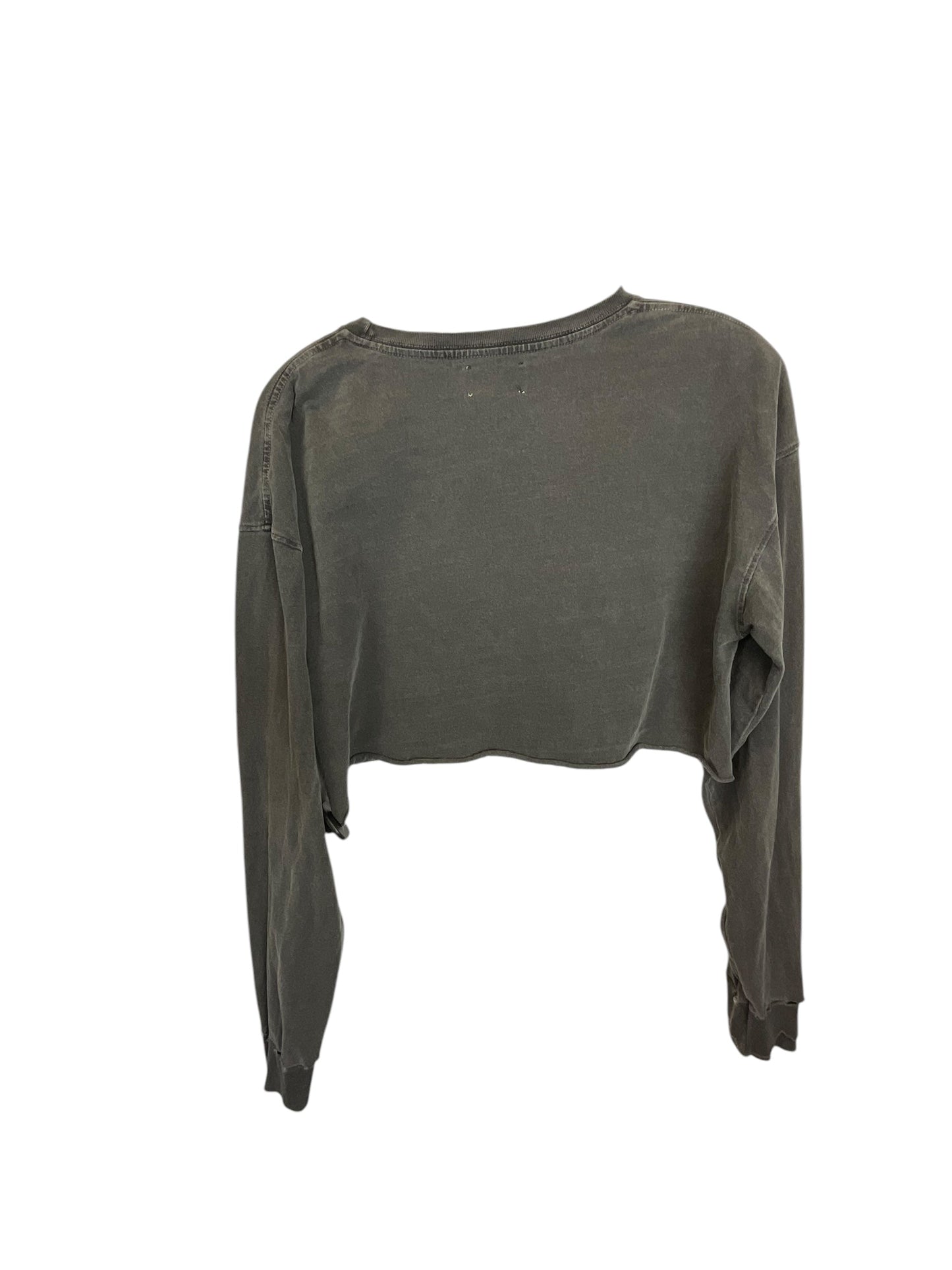 Top Long Sleeve By Clothes Mentor In Grey, Size: Osfm