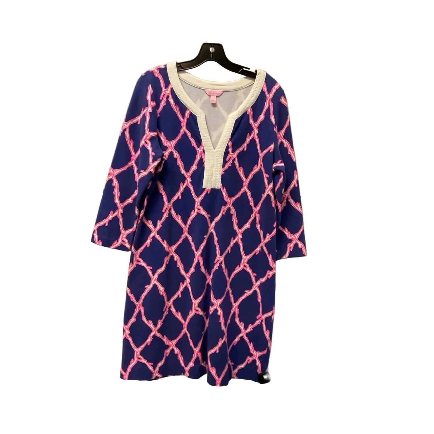 Dress Designer By Lilly Pulitzer In Blue, Size: L