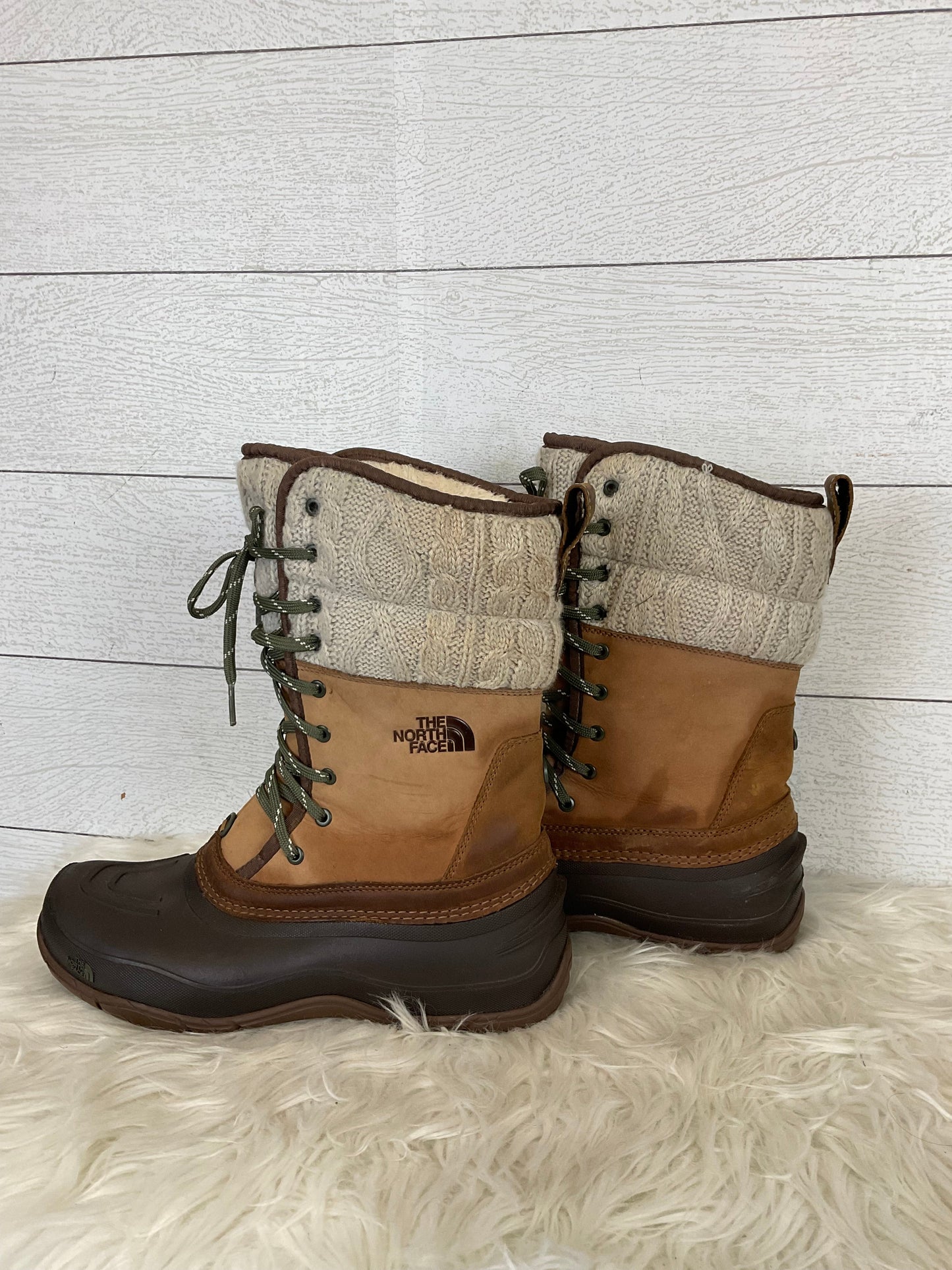 Boots Designer By The North Face In Tan, Size: 8.5