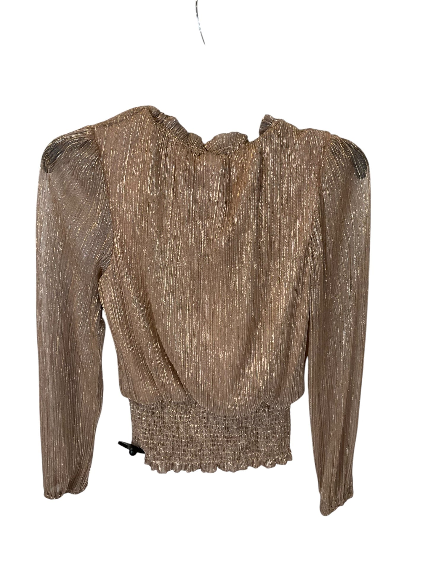 Top Long Sleeve By Joie In Tan, Size: S