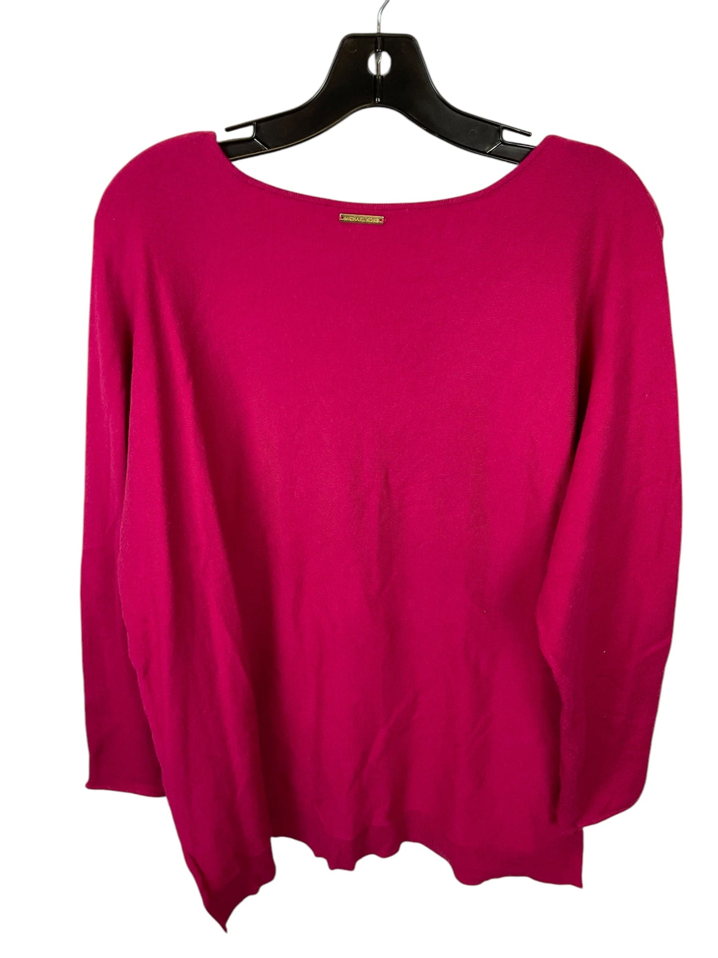 Top Long Sleeve By Michael By Michael Kors In Pink, Size: Xl