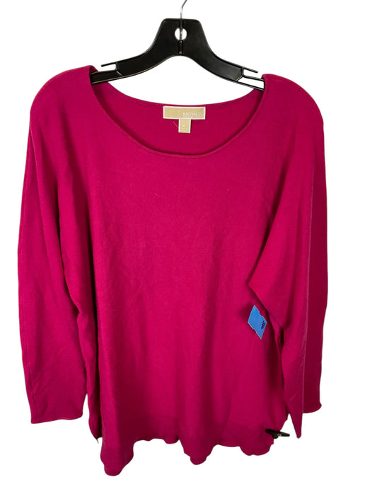 Top Long Sleeve By Michael By Michael Kors In Pink, Size: Xl