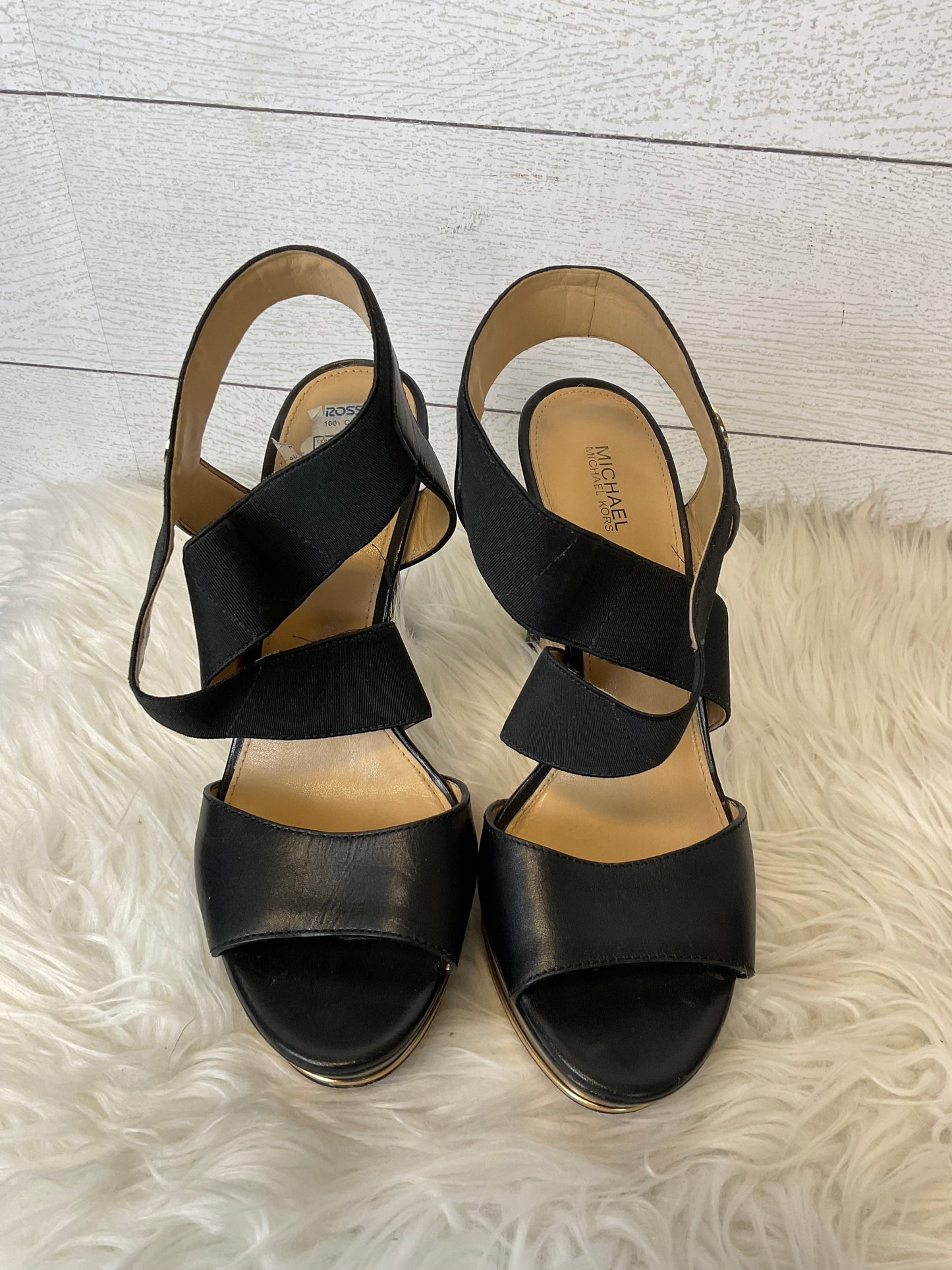 Shoes Designer By Michael Kors In Black, Size: 9