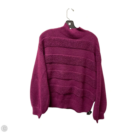 Sweater By Clothes Mentor In Purple, Size: L
