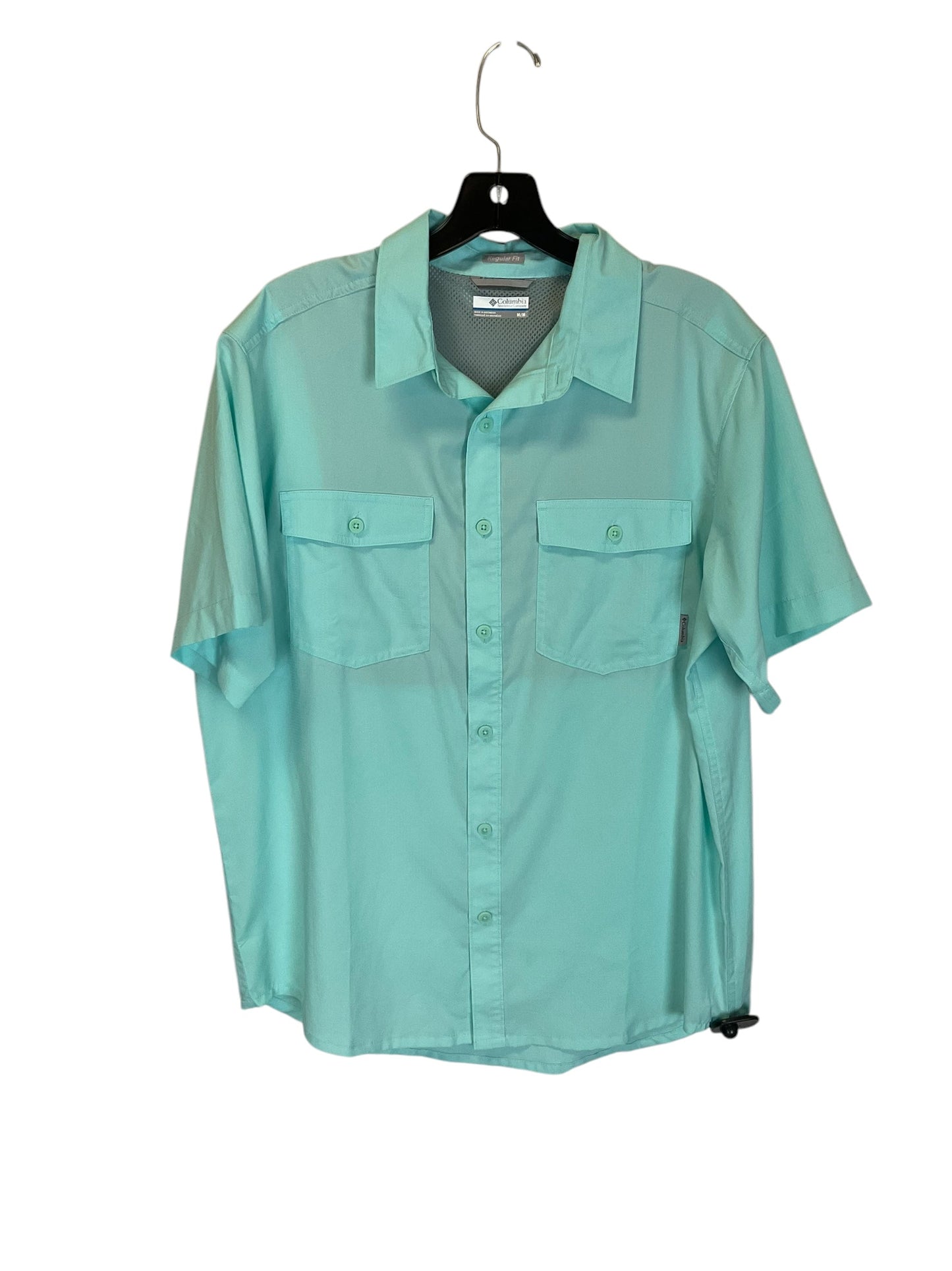 Top Short Sleeve By Columbia In Blue, Size: M