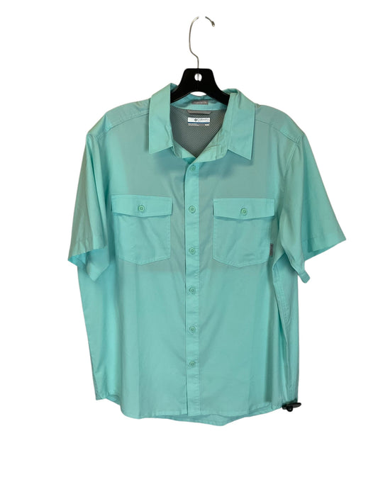 Top Short Sleeve By Columbia In Blue, Size: M