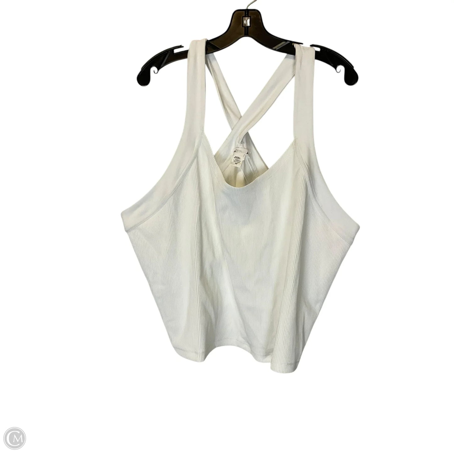 Athletic Tank Top By Athleta In White, Size: 3x