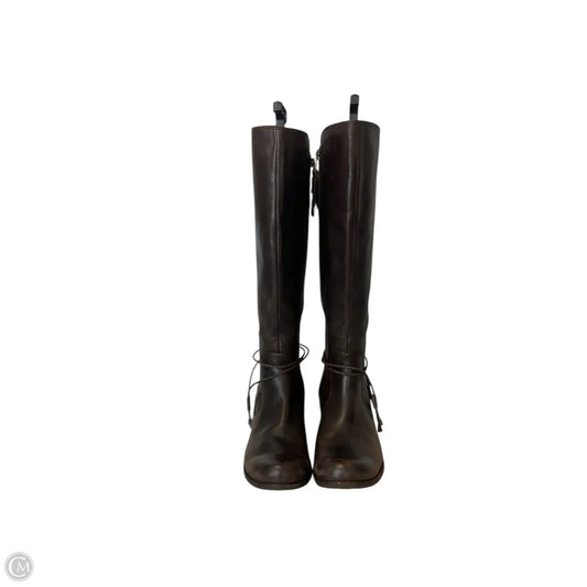 Boots Designer By Ugg In Brown, Size: 8.5