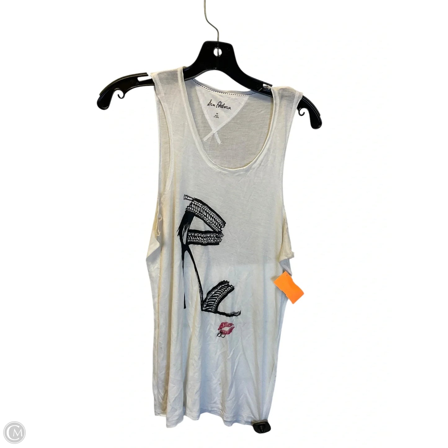 Top Sleeveless By Sam Edelman In White, Size: M