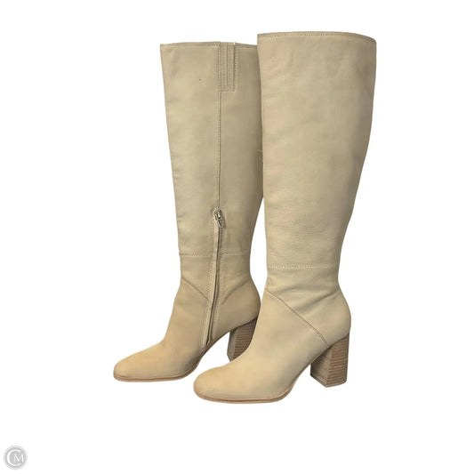 Boots Knee Heels By Dolce Vita In Tan, Size: 8