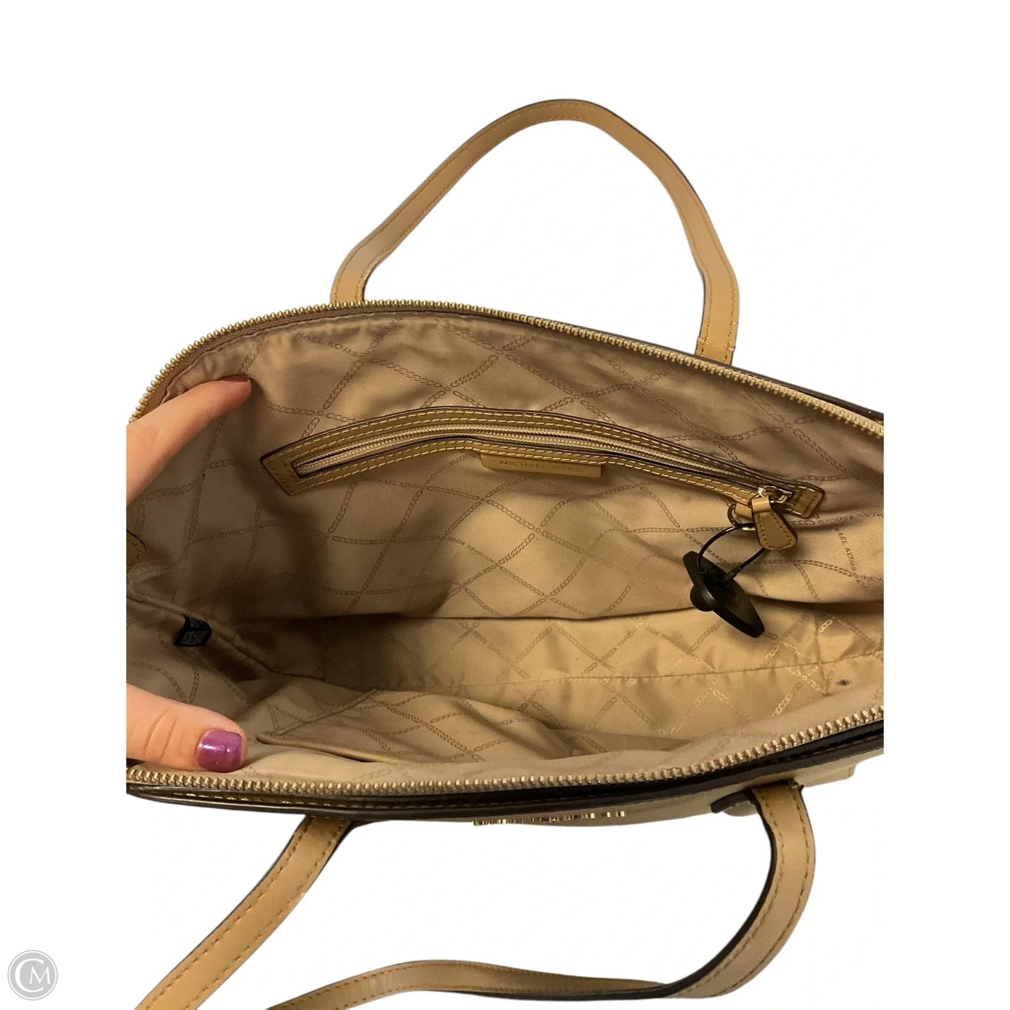 Handbag Designer By Michael Kors, Size: Large