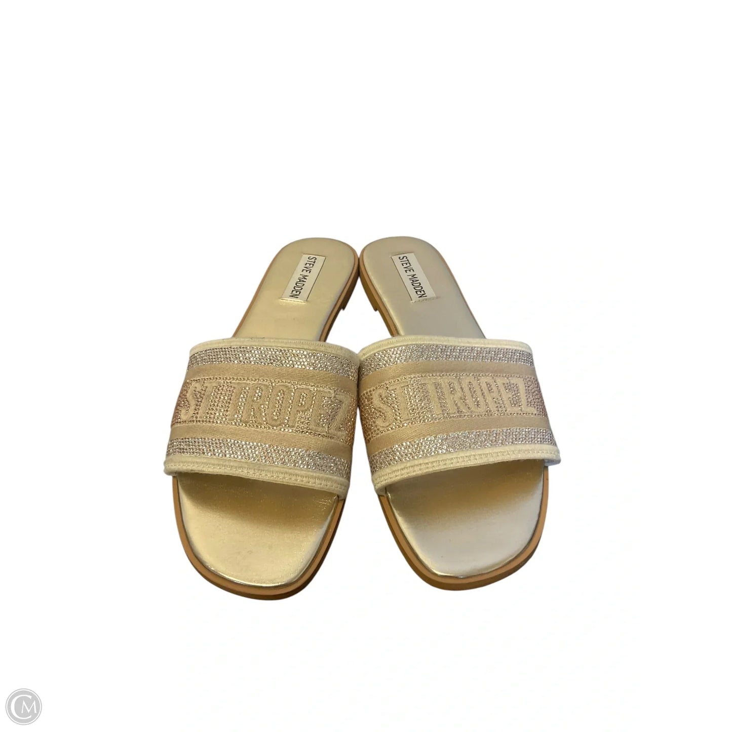 Sandals Flats By Steve By Searle In Gold, Size: 8.5