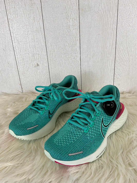 Shoes Athletic By Nike In Teal, Size: 9.5