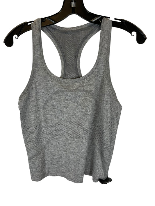 Athletic Tank Top By Lululemon In Grey, Size: 6