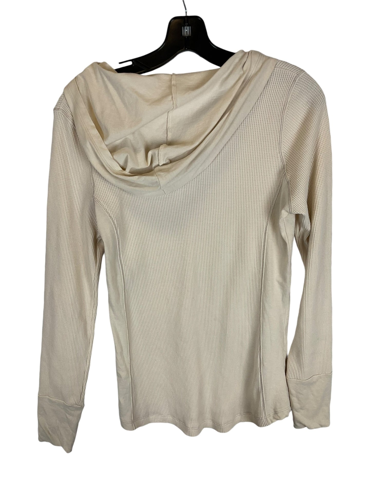 Sweatshirt Hoodie By Columbia In Beige, Size: M