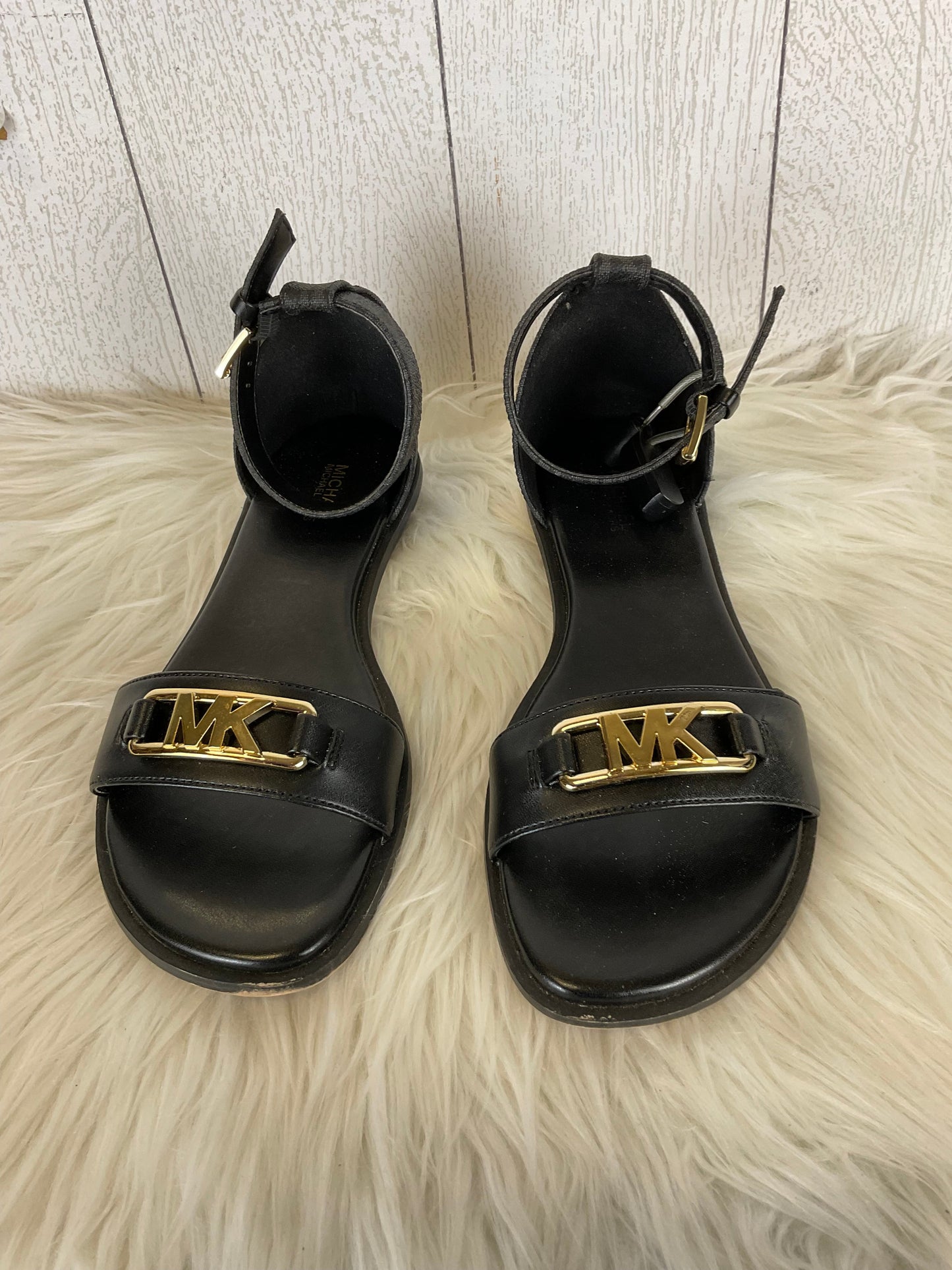 Sandals Designer By Michael Kors In Black, Size: 7.5