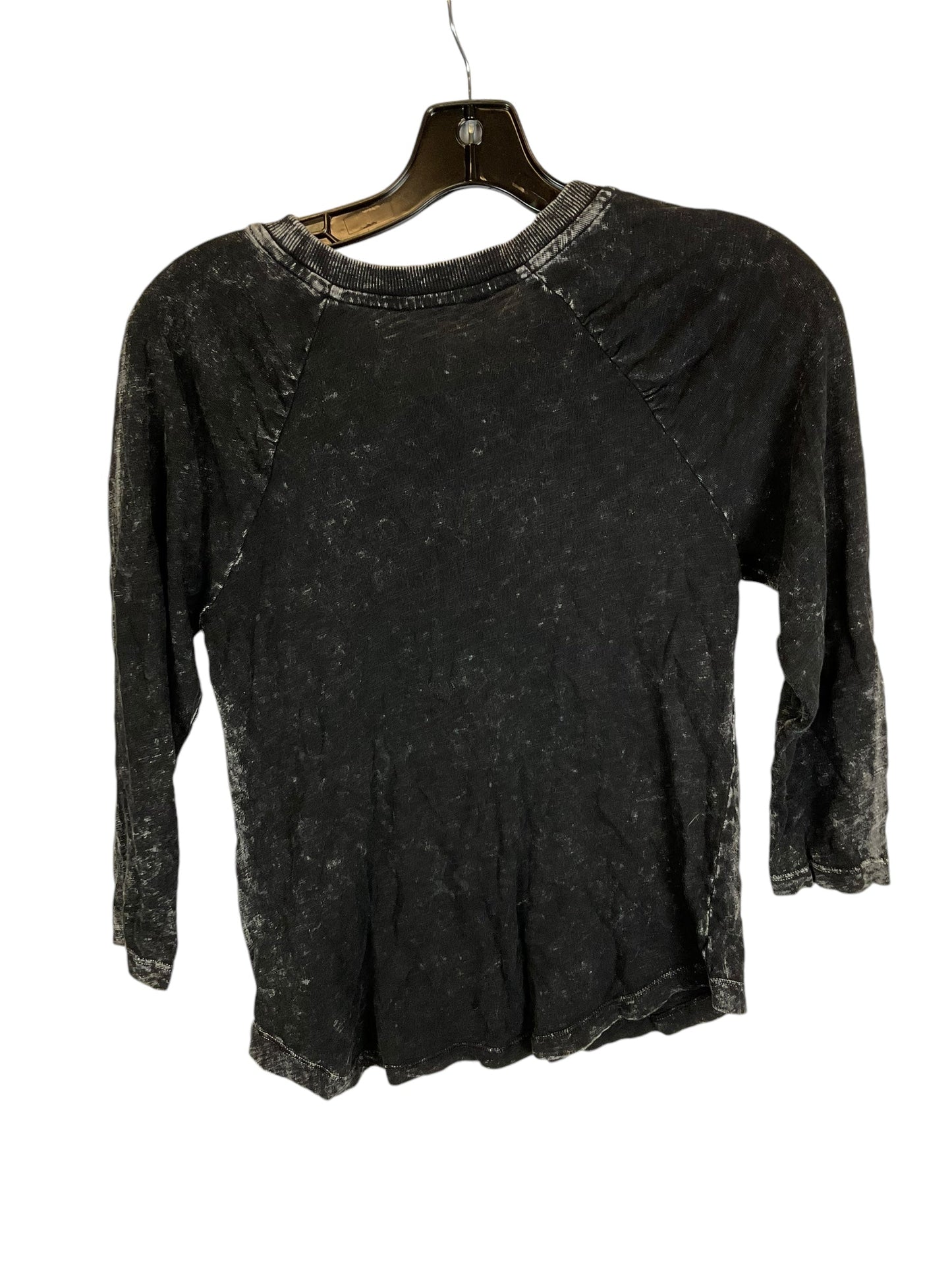 Top Long Sleeve By Pilcro In Black, Size: S