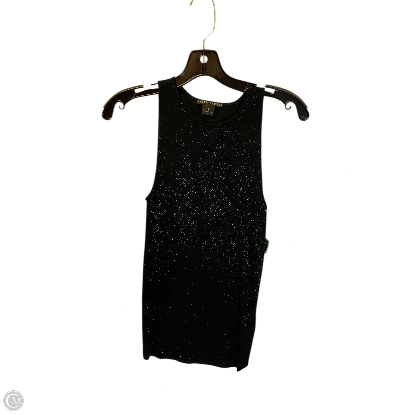 Top Sleeveless By Ralph Lauren In Black, Size: S