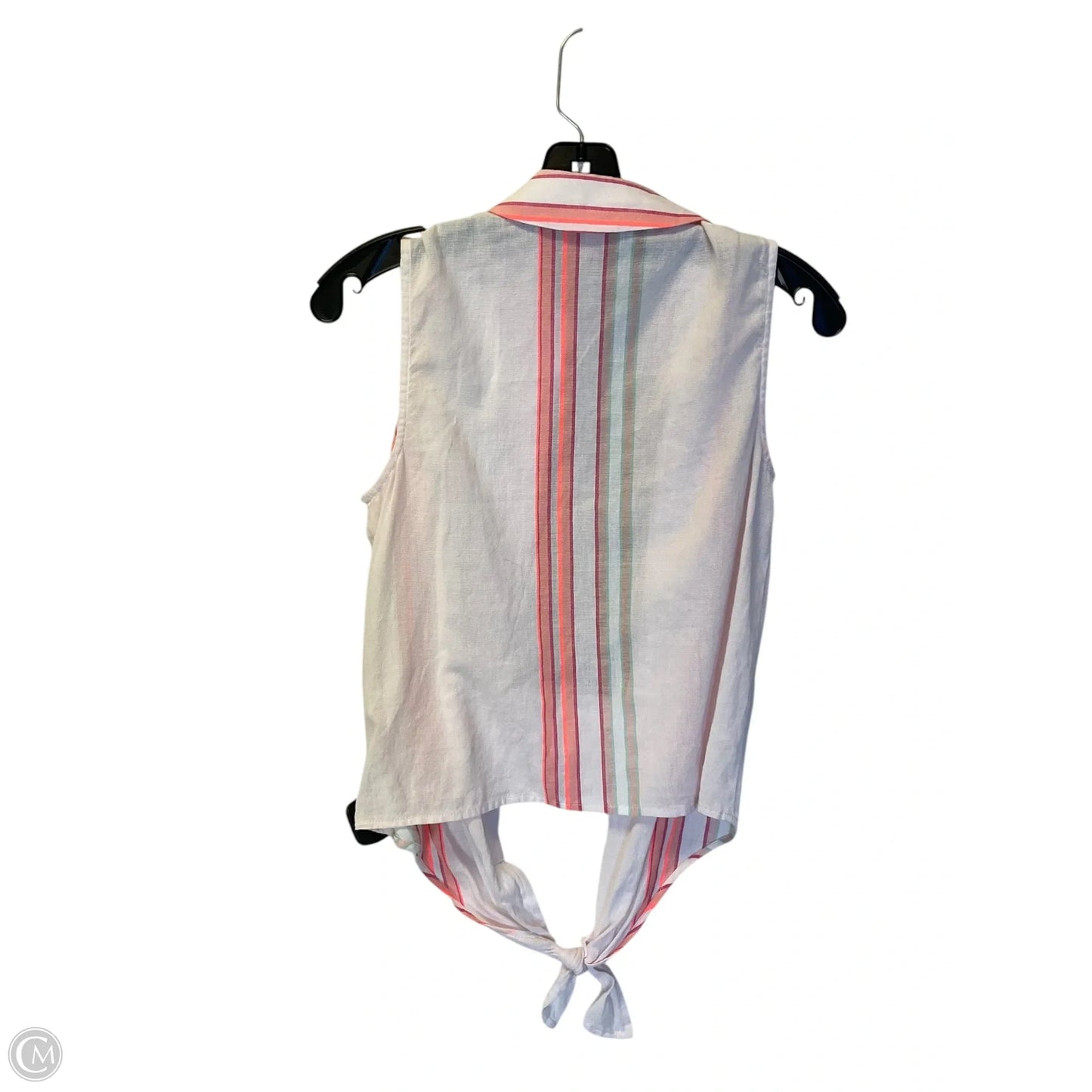 Top Sleeveless By Vince Camuto In Striped Pattern, Size: Xxs