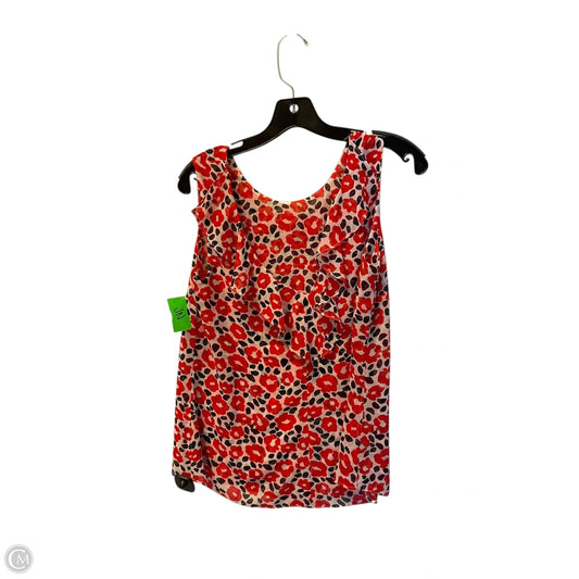 Top Sleeveless Basic By Cabi In Red, Size: S