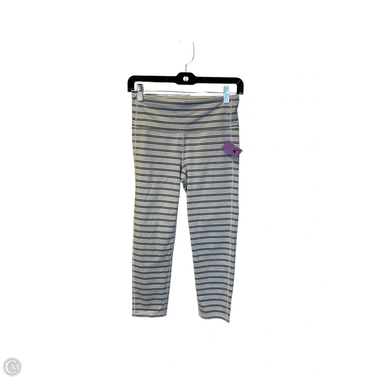 Athletic Leggings By Athleta In Striped Pattern, Size: S