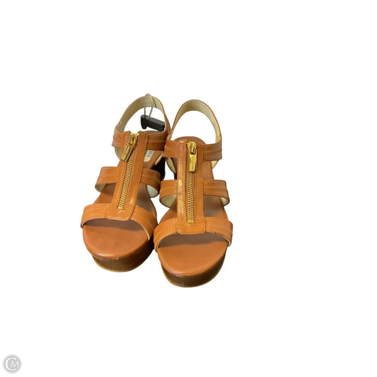Shoes Designer By Michael Kors In Brown, Size: 7