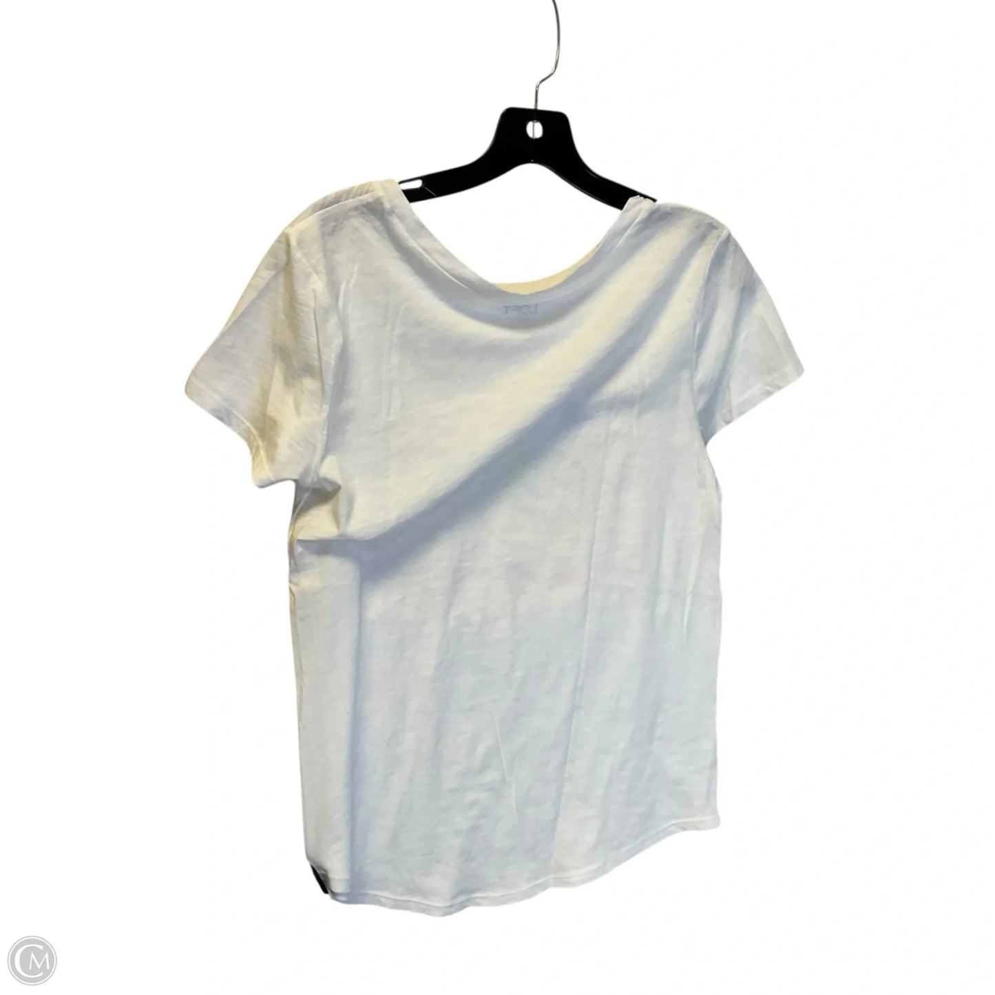 Top Short Sleeve Basic By Loft In White, Size: S