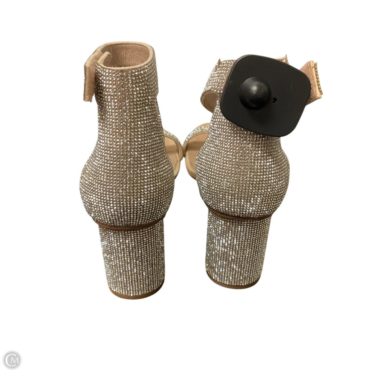 Shoes Heels Block By Jeffery Campbell In Brown & Silver, Size: 8.5