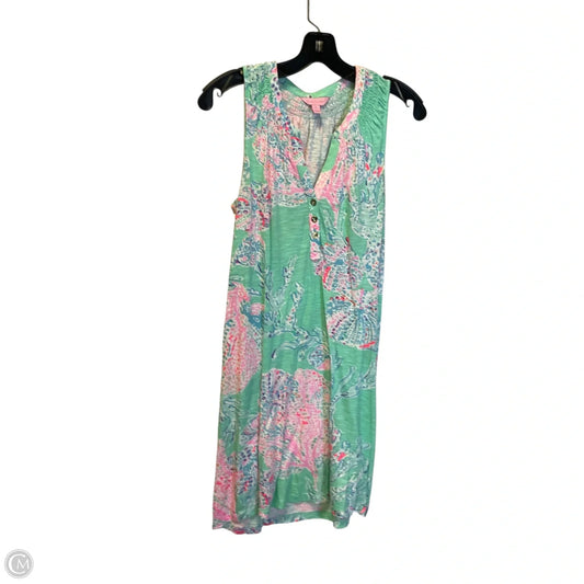Dress Designer By Lilly Pulitzer In Aqua, Size: Xs