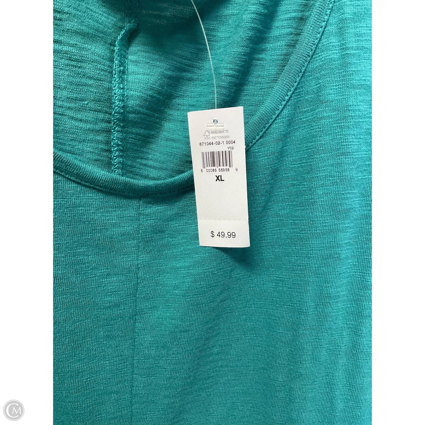 Dress Casual Midi By Gap In Green, Size: Xl