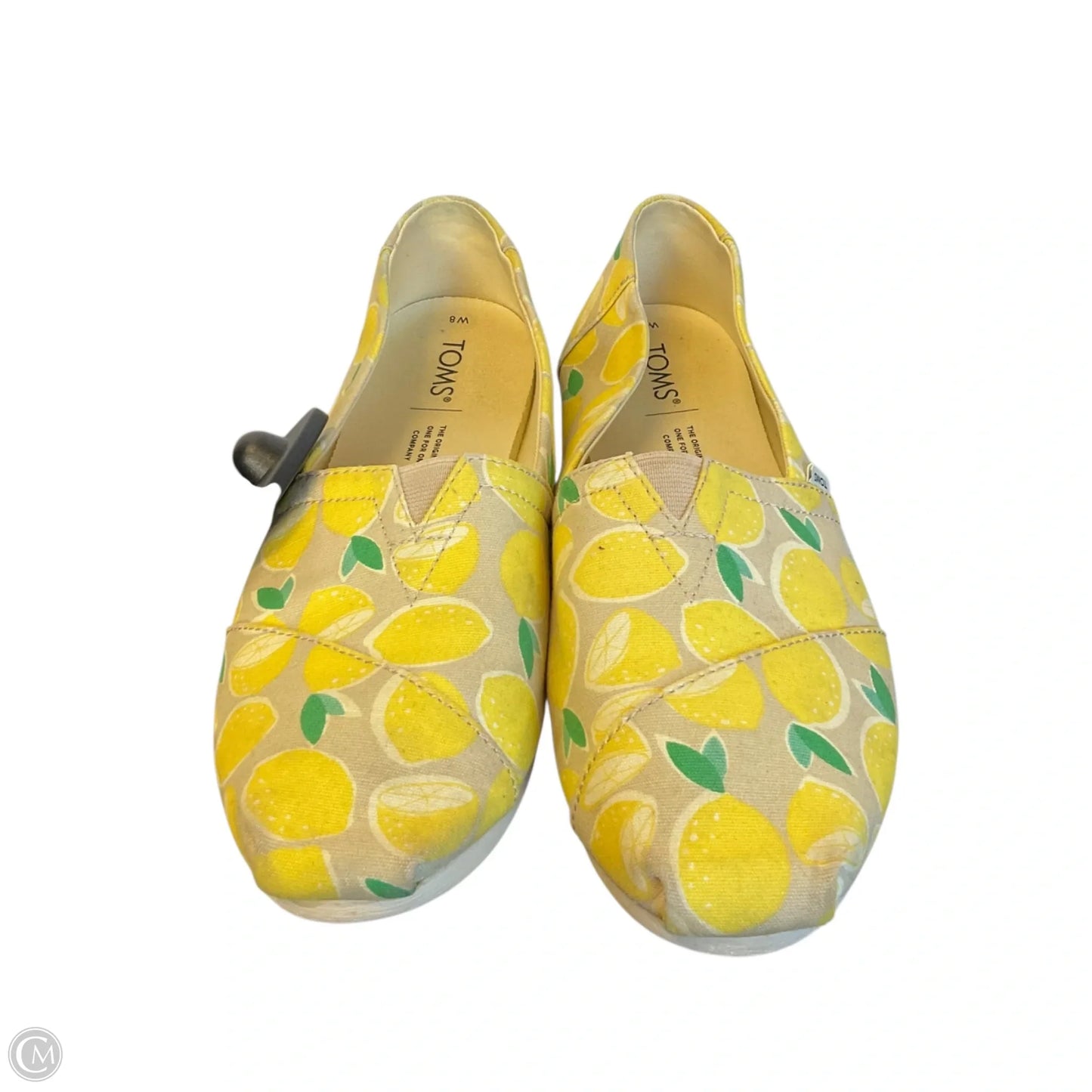Shoes Flats By Toms In Yellow, Size: 8