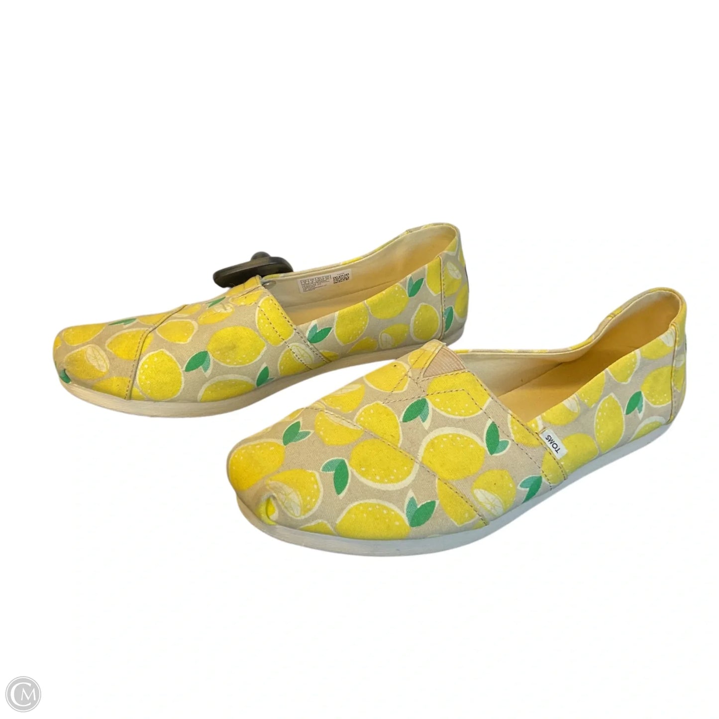 Shoes Flats By Toms In Yellow, Size: 8