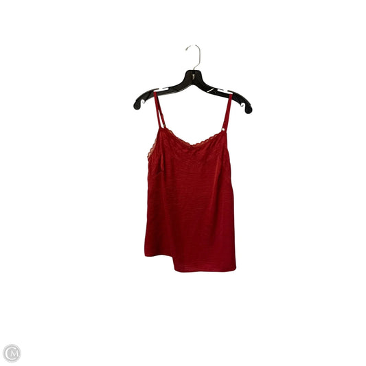 Top Sleeveless By Cabi In Red, Size: Xs