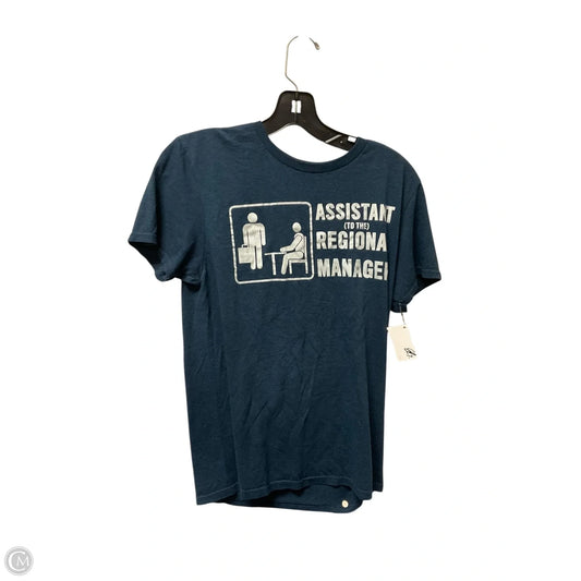 Top Short Sleeve Basic By Clothes Mentor In Blue, Size: S