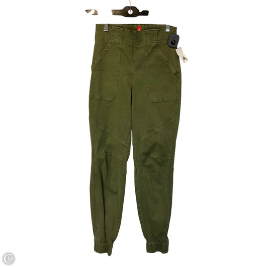 Athletic Pants By Spanx In Green, Size: Xs
